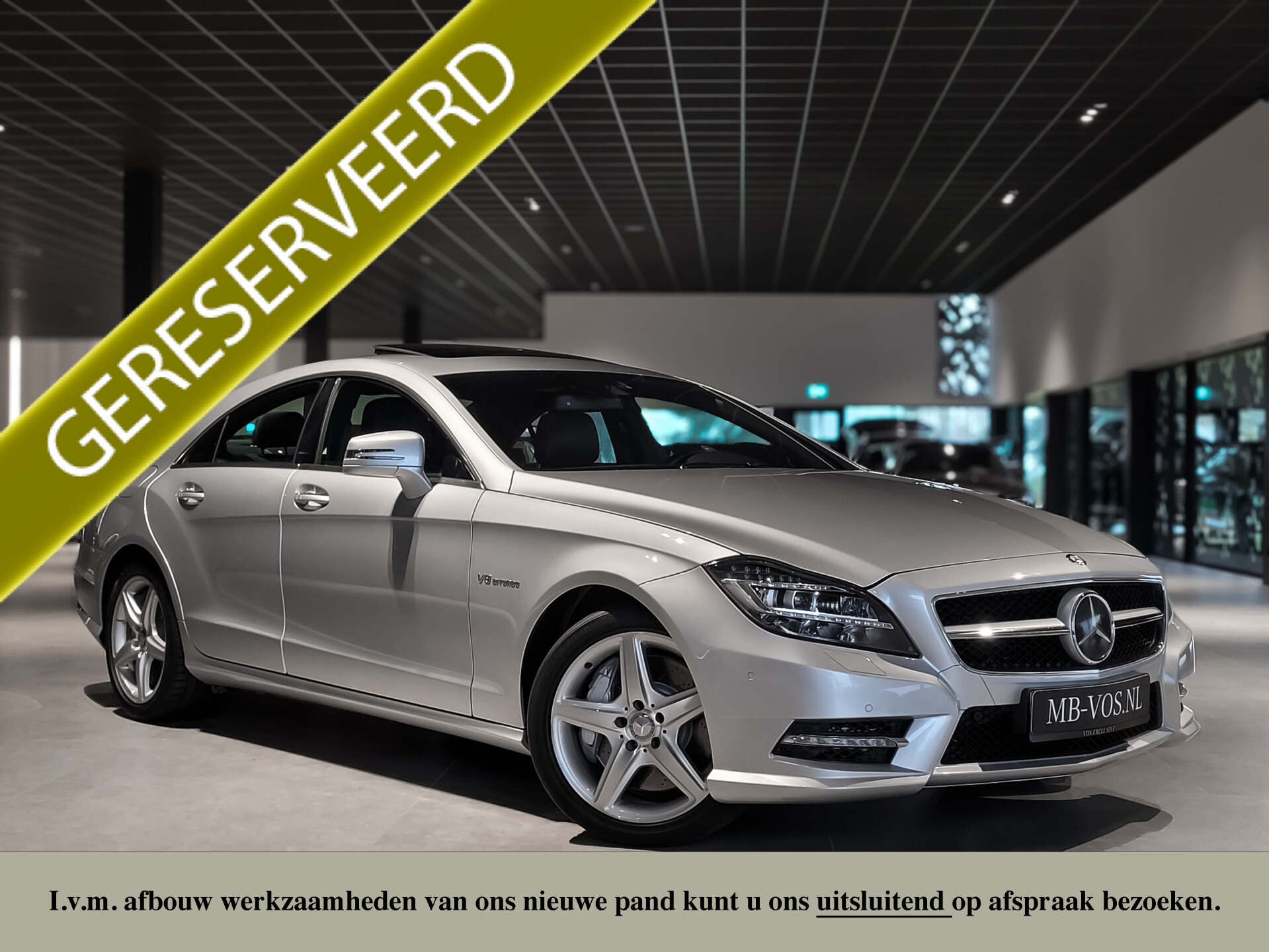 Mercedes-Benz CLS-Klasse 500 AMG Luchtvering | Schuifdak | Keyless | Distronic | Harman-Kardon | Massage | Nightvision | Dealer onderhouden Foto 1