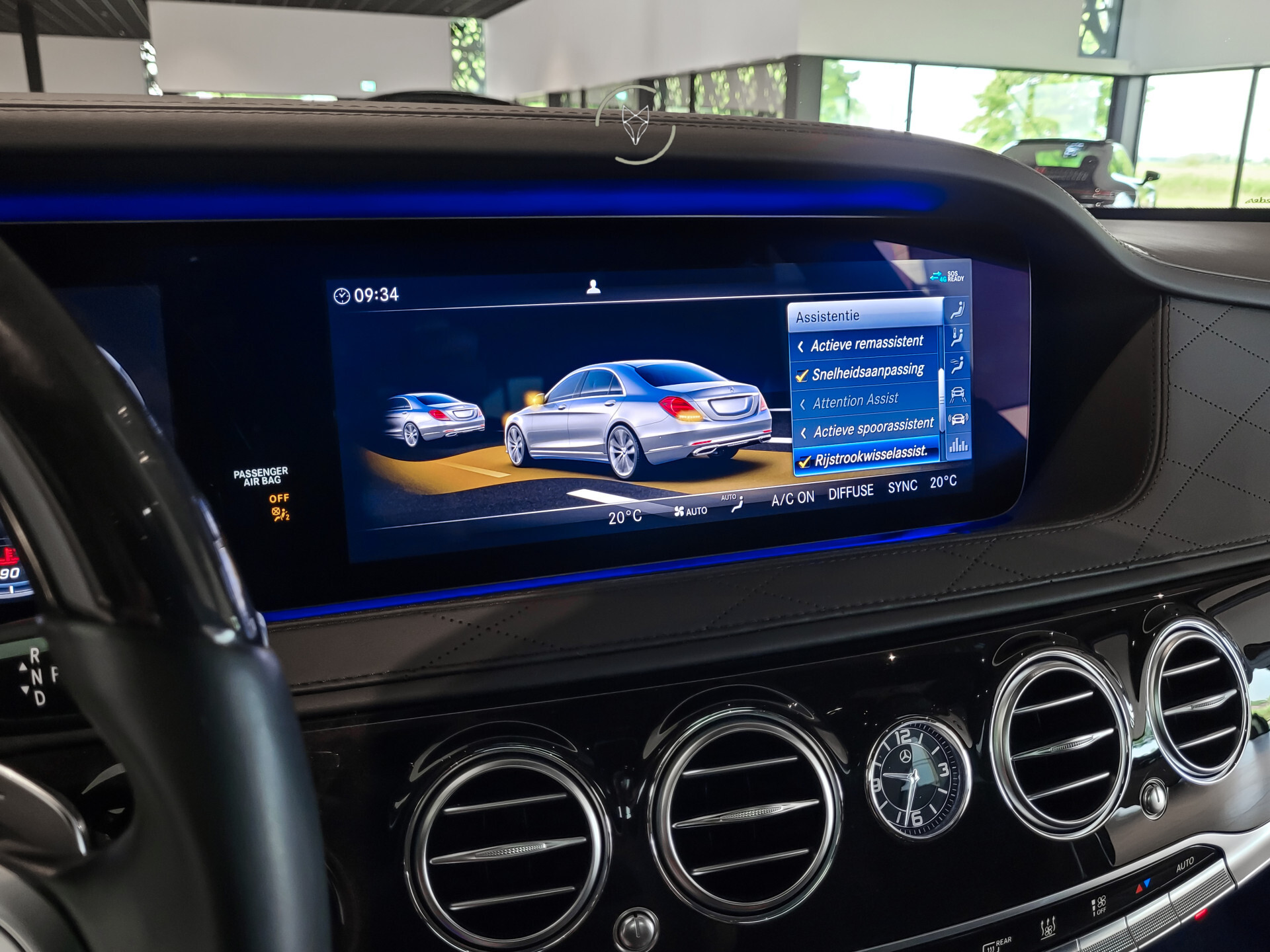 Mercedes-Benz S-Klasse 560 Lang 4-M AMG Exclusive | 4*massage/koeling | 20" | entertainment | standkachel | HUD | nachtzicht Foto 29