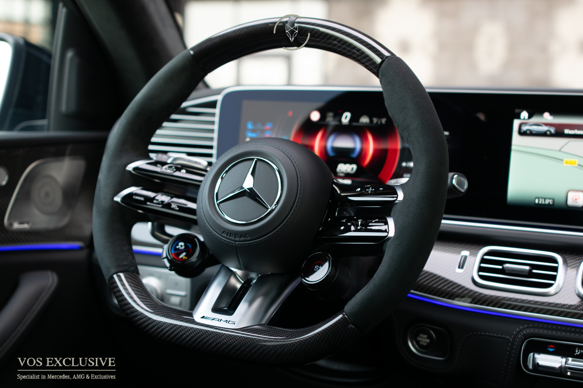 Mercedes-Benz GLE Coupé AMG 53 4-M Hybrid Full Carbon | Ruitleder | Massage | Softclose | Manufaktur | Stoelkoeling | ACC | Keyless | Trekhaak Foto 55