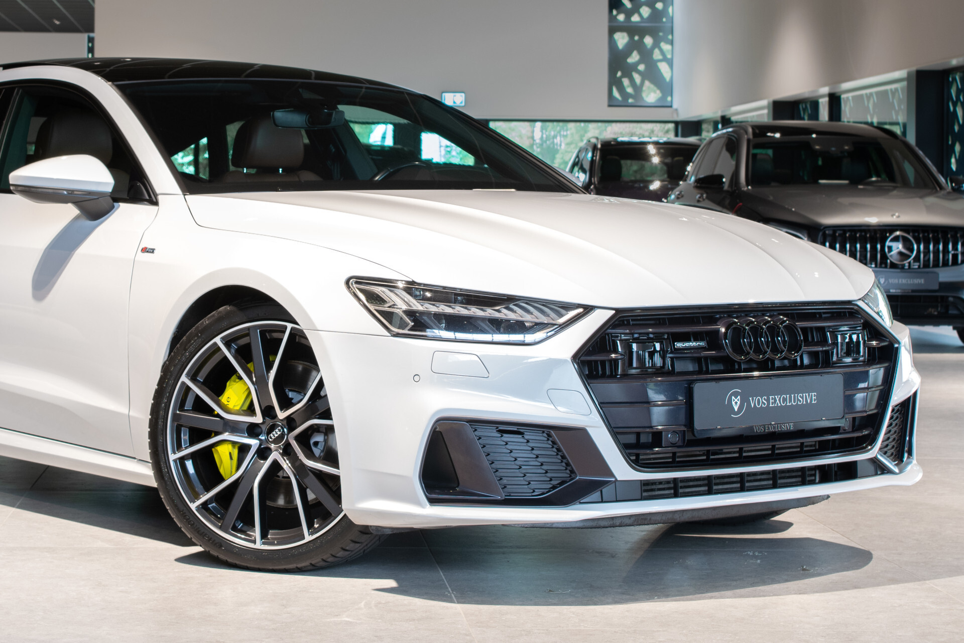 Audi A7 Sportback 55 TFSI quattro S-Line Luchtvering | 21'' | ACC | Keyless | Blackline | Matrix-LED | Pano | Sportuitlaat | Camera | Clima | Carplay | Sfeerv Foto 59