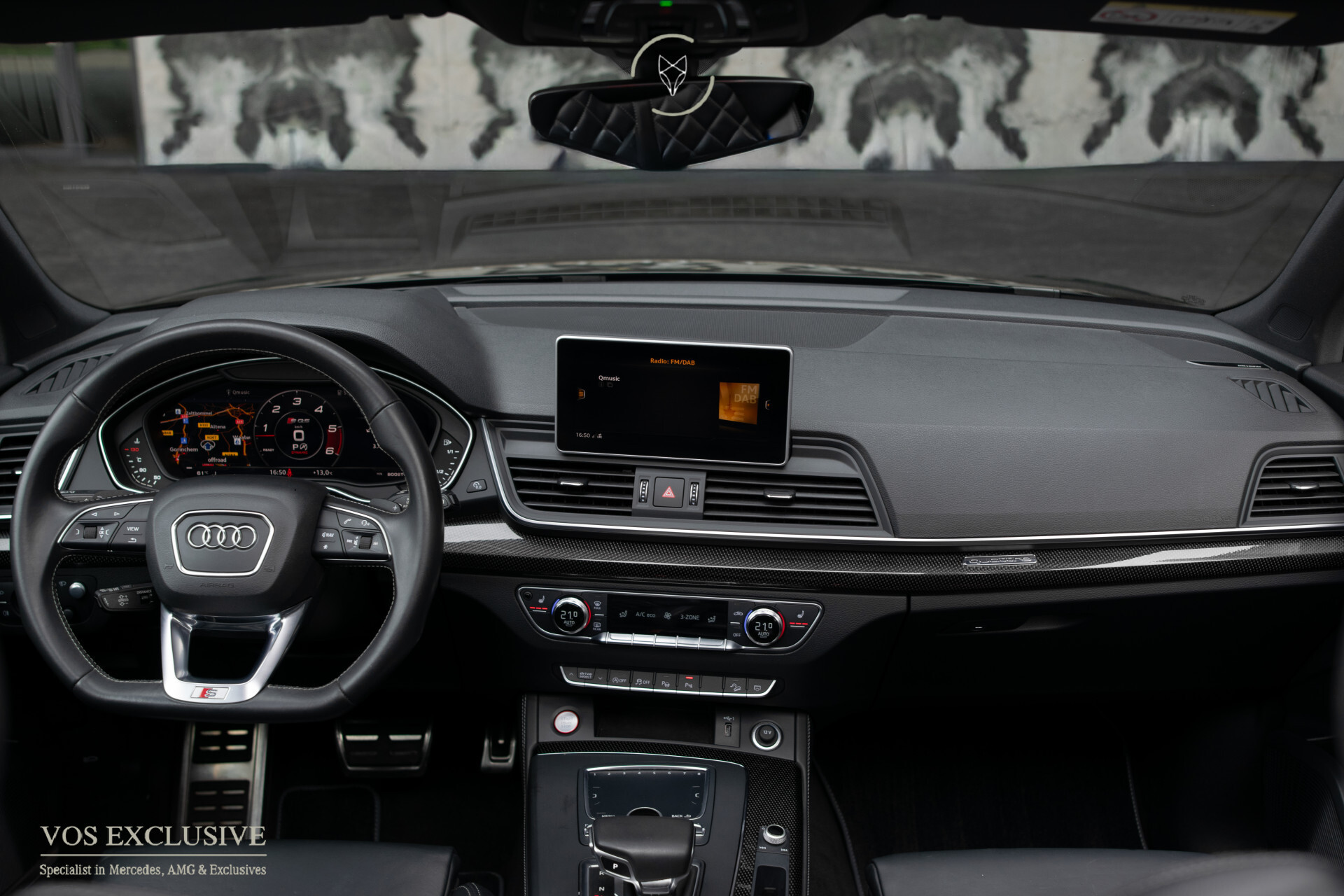Audi SQ5 3.0 Tdi Quattro ABT | Carbon | B&O | ACC | Ruitleder | Luchtvering | HUD | Standkachel | Blackline | 21" | Matrix LED | New Service Foto 33