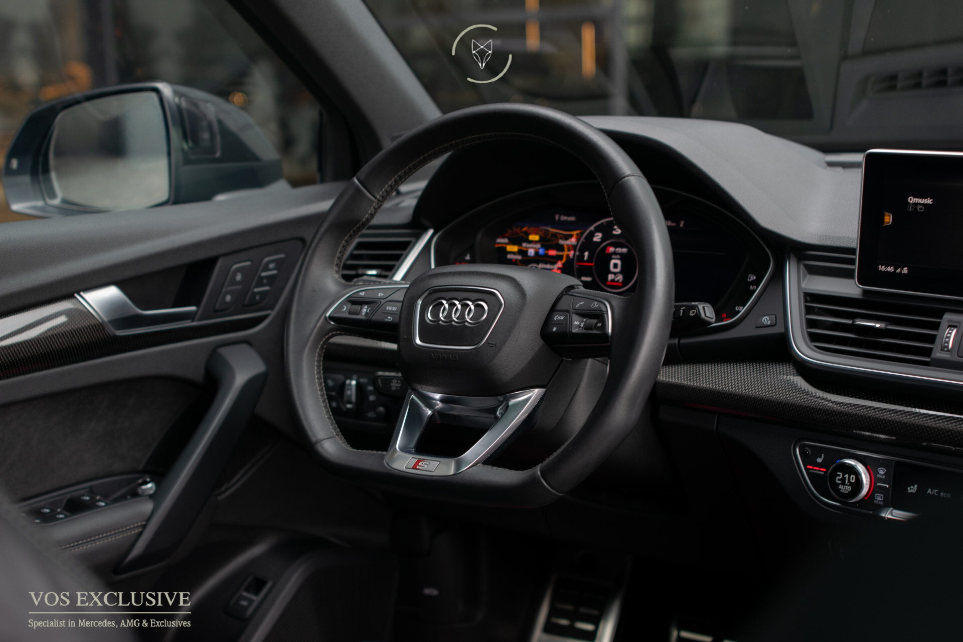 Audi SQ5 3.0 Tdi Quattro ABT | Carbon | B&O | ACC | Ruitleder | Luchtvering | HUD | Standkachel | Blackline | 21" | Matrix LED | New Service Foto 36