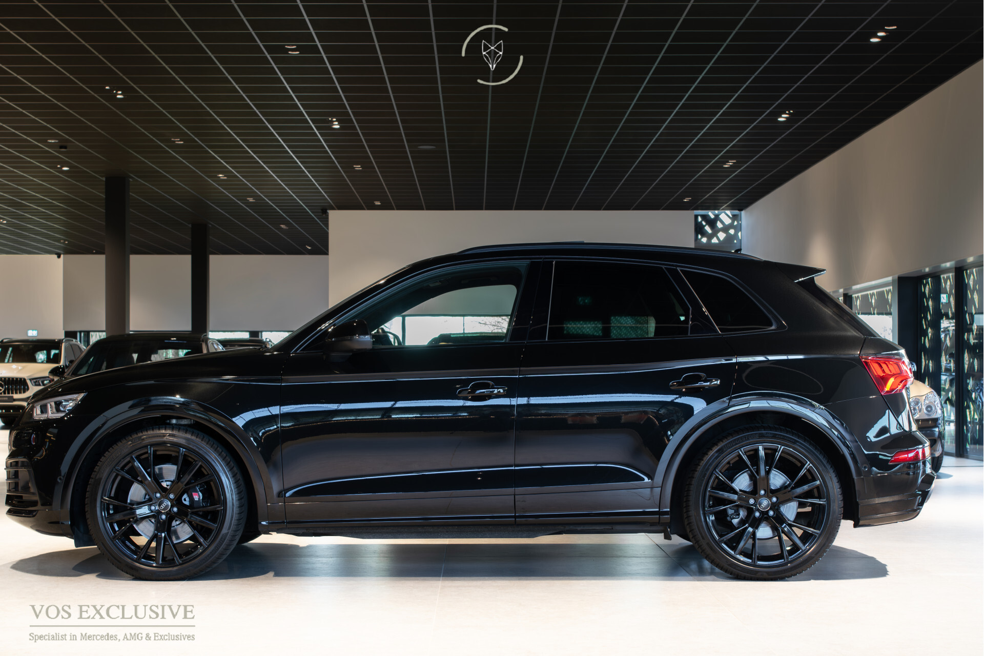 Audi SQ5 3.0 Tdi Quattro ABT | Carbon | B&O | ACC | Ruitleder | Luchtvering | HUD | Standkachel | Blackline | 21" | Matrix LED | New Service Foto 4