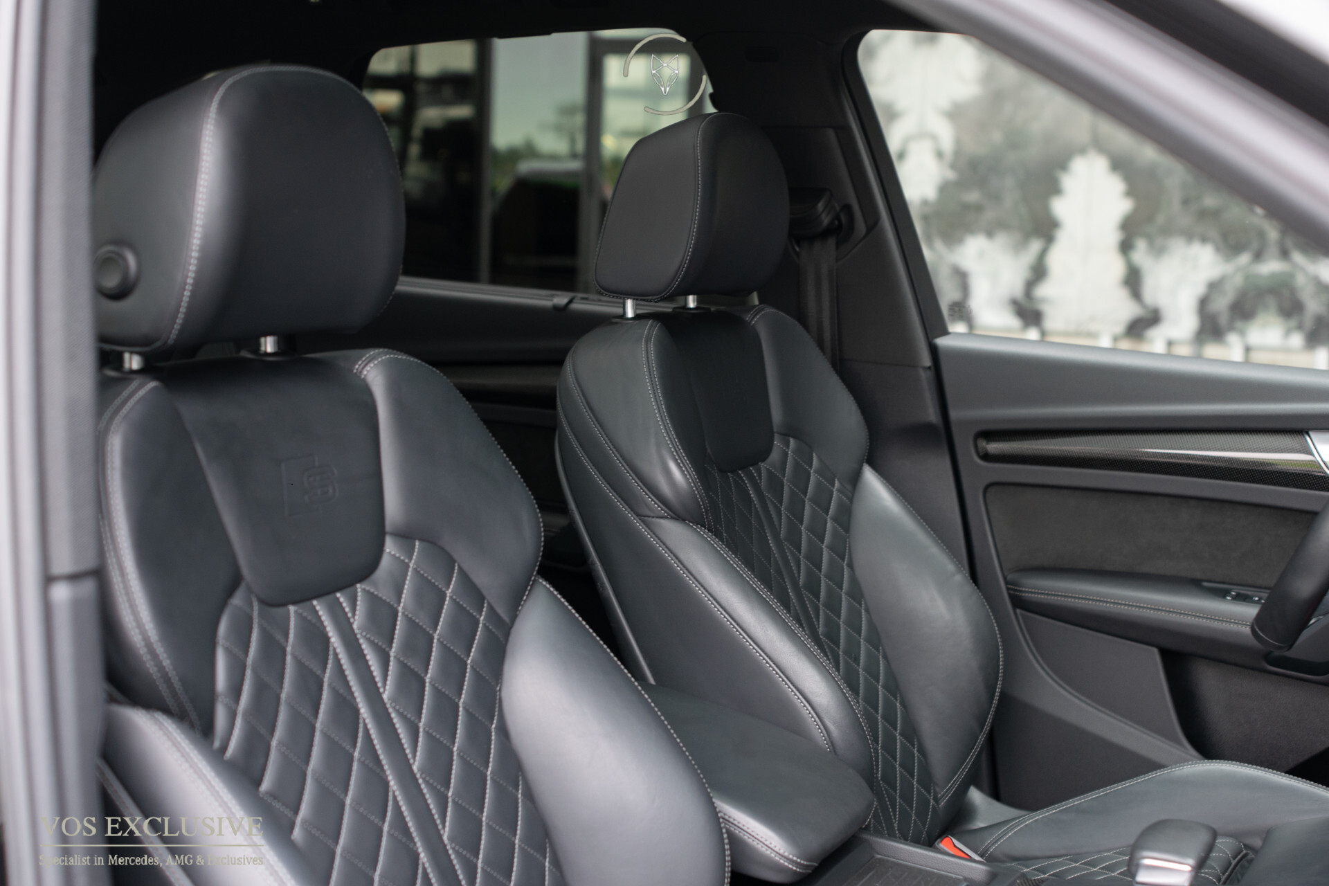 Audi SQ5 3.0 Tdi Quattro ABT | Carbon | B&O | ACC | Ruitleder | Luchtvering | HUD | Standkachel | Blackline | 21" | Matrix LED | New Service Foto 6