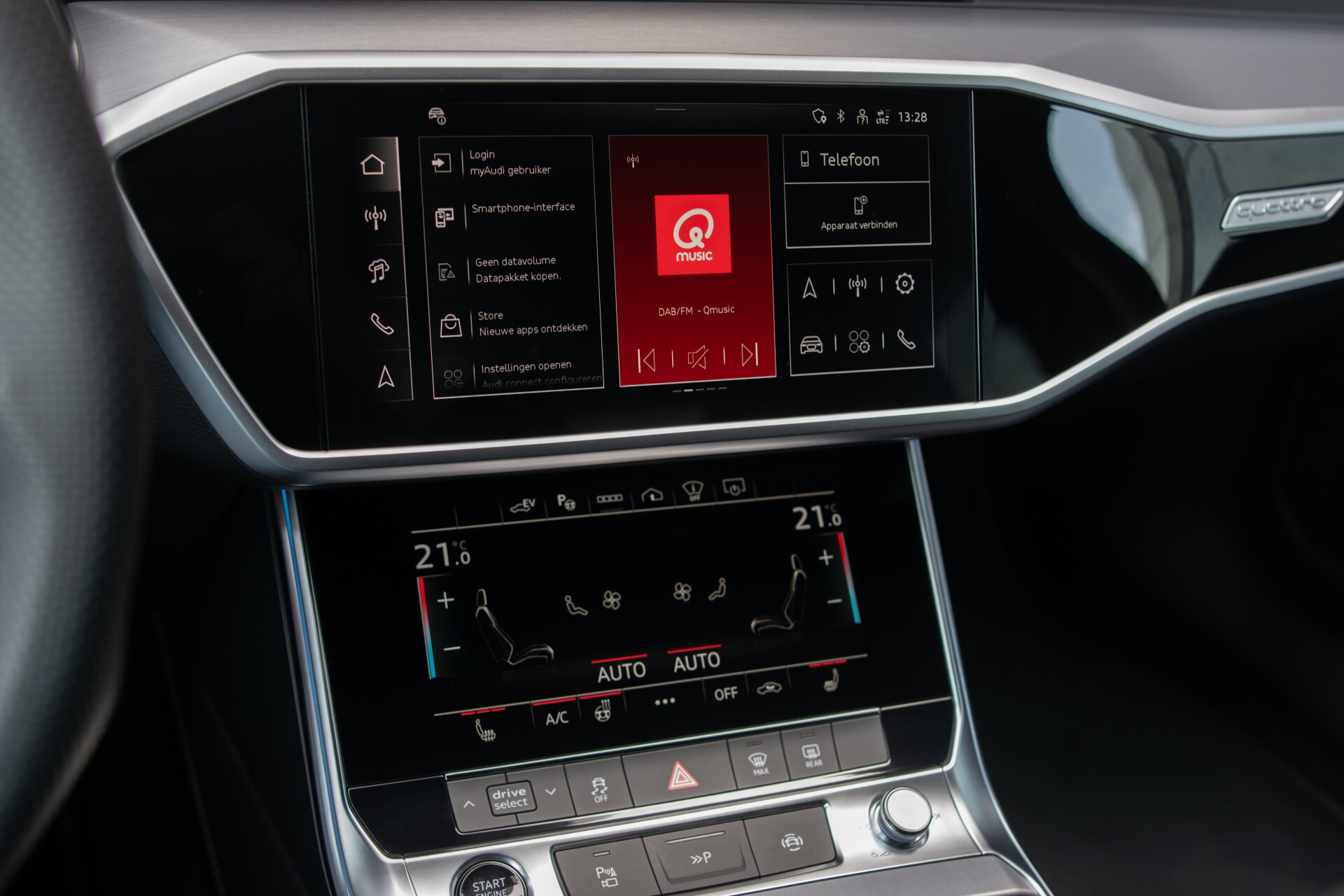 Audi A6 Avant 55 TFSI e quattro Pro Line S Competition B&O | Sportstoelen+ | Comfortsleutel | HUD | Fijnnappa | 21" | Zwart optiek Foto 38