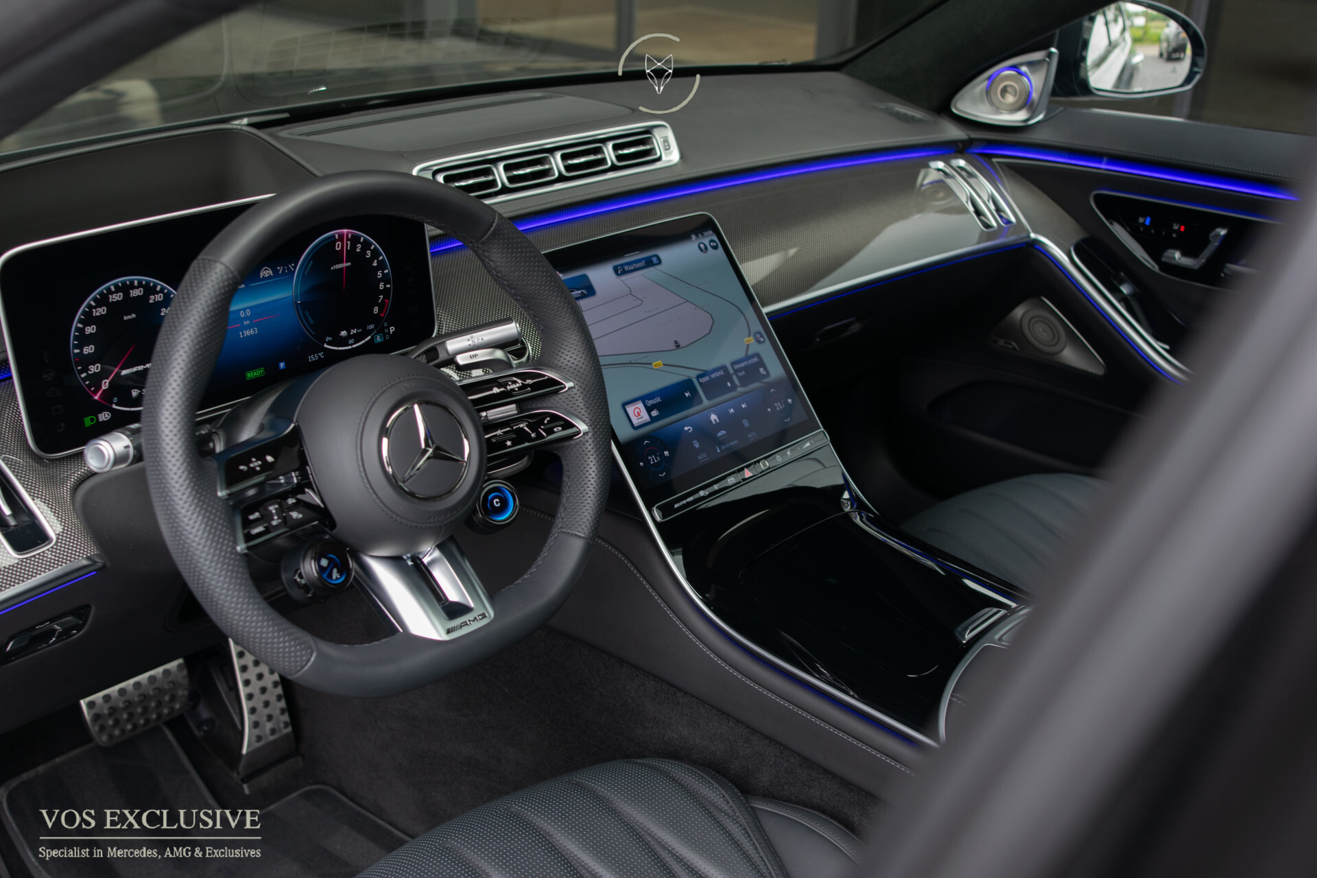 Mercedes-Benz S-Klasse AMG 63 S E Performance 4-M Lang NIEUWPRIJS €345.945 First Class | Ceramic | Burmester 4D | Manufaktur | Carbon | Night | 21'' | 360° | Achterasb Foto 13