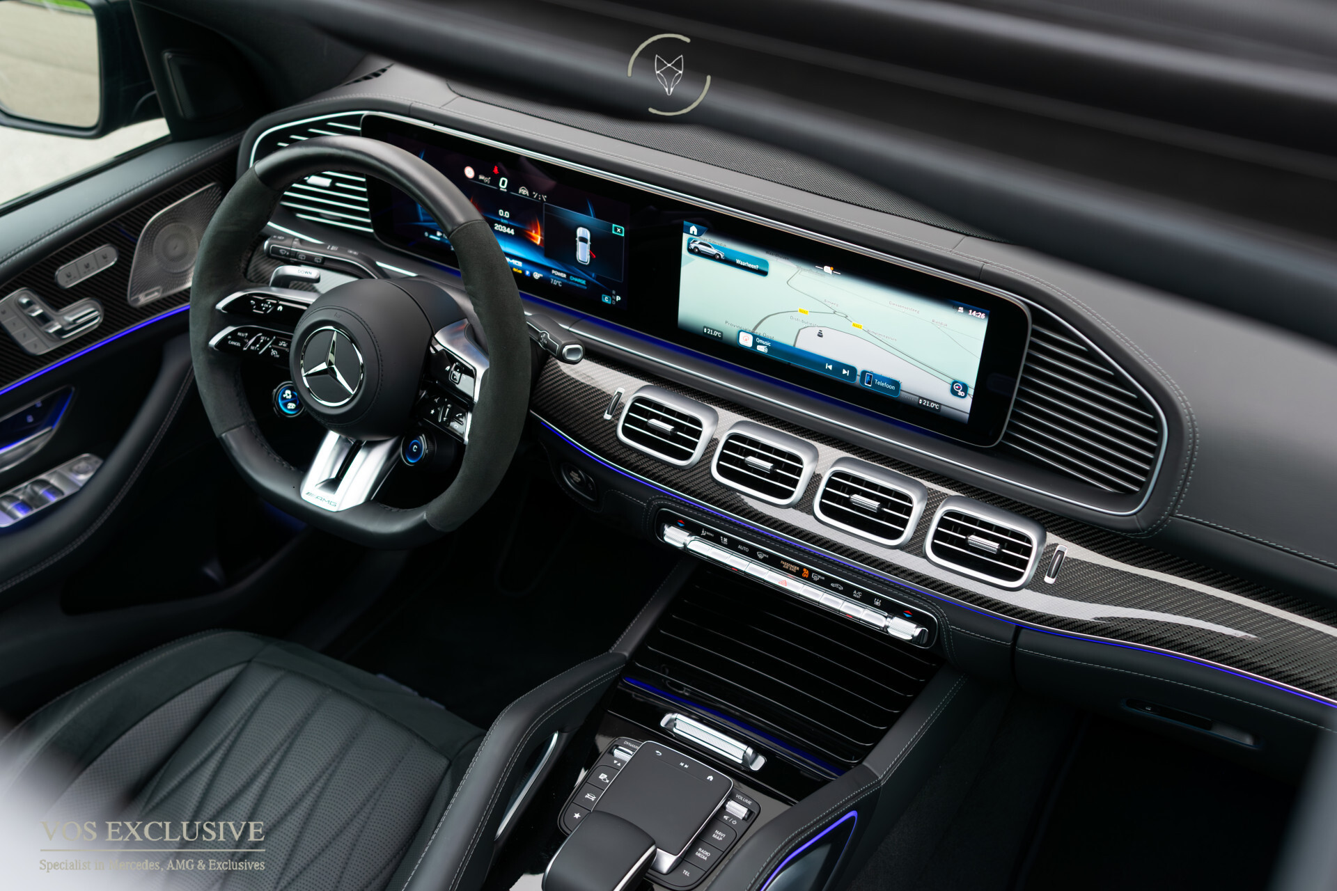 Mercedes-Benz GLE AMG 63 S 4M+ Facelift FULL RNG CARBON | Sterrenhemel | Standkachel | 23" Korbach | Massage | Ruitleder | Burmester | HUD | Keyless | ACC | Softclose Foto 50