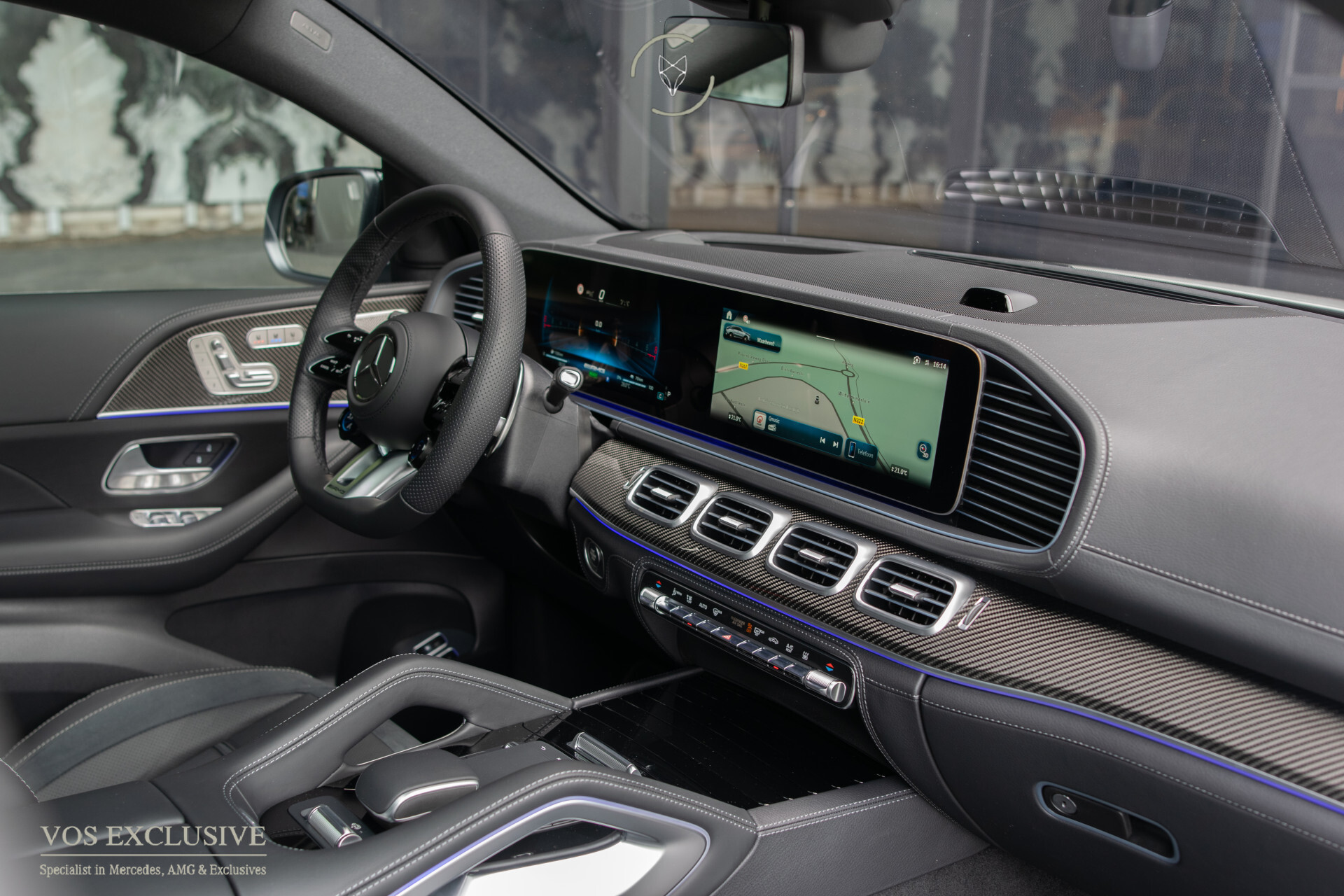 Mercedes-Benz GLE Coupé AMG 53 4-M Hybrid Custom made | Carbon | Night | 22'' | Massage | Softclose | Manufaktur | Nappa | Stoelkoeling | ACC | Keyless | Trekhaak Foto 17