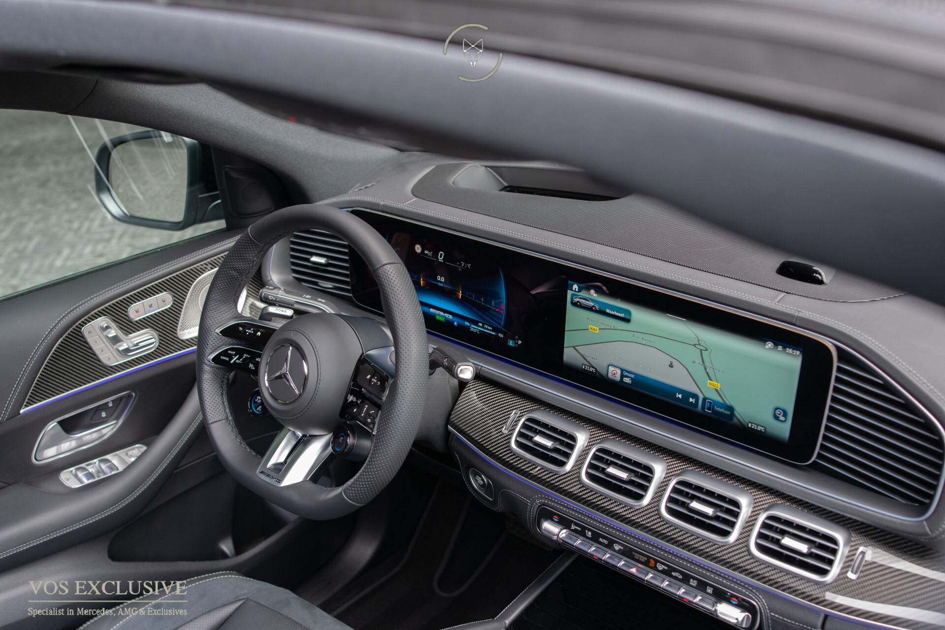 Mercedes-Benz GLE Coupé AMG 53 4-M Hybrid Custom made | Carbon | Night | 22'' | Massage | Softclose | Manufaktur | Nappa | Stoelkoeling | ACC | Keyless | Trekhaak Foto 44