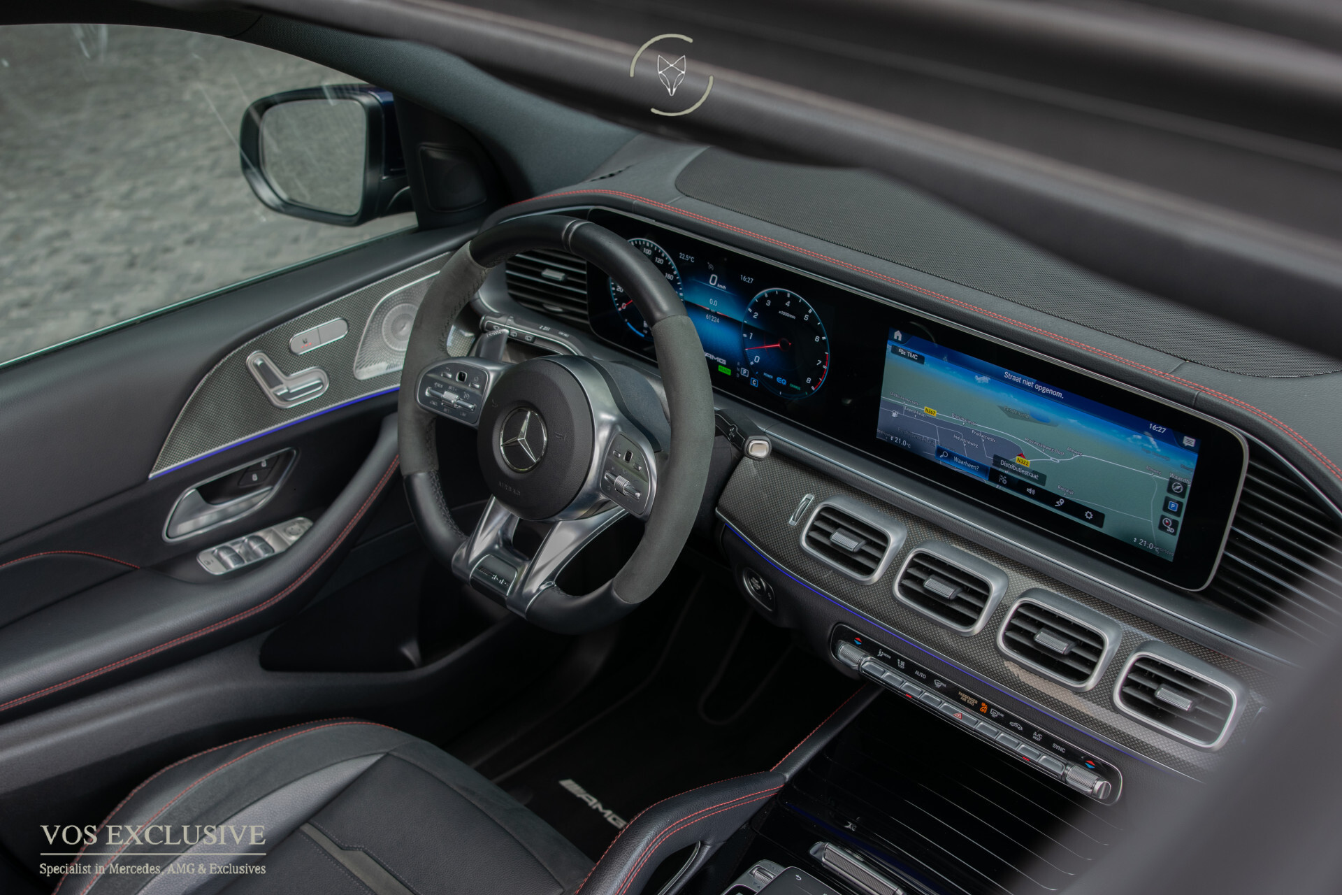 Mercedes-Benz AMG GLE 53 4M+ Grijs kenteken Brabus 500PK | Manufaktur | Burmester | 21'' | Widescreen | 360° | Trekhaak | New service Foto 12
