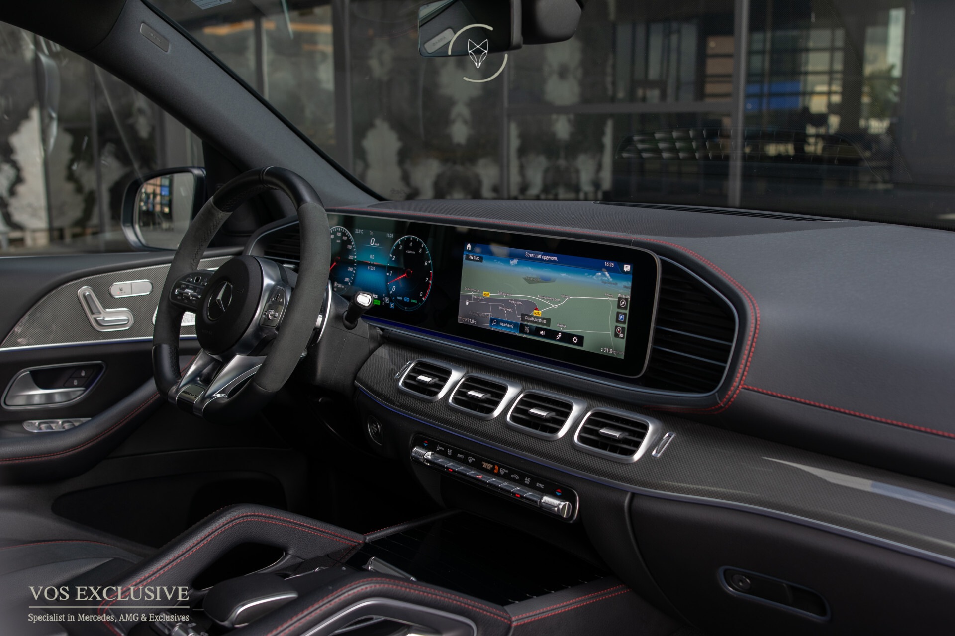 Mercedes-Benz AMG GLE 53 4M+ Grijs kenteken Brabus 500PK | Manufaktur | Burmester | 21'' | Widescreen | 360° | Trekhaak | New service Foto 30