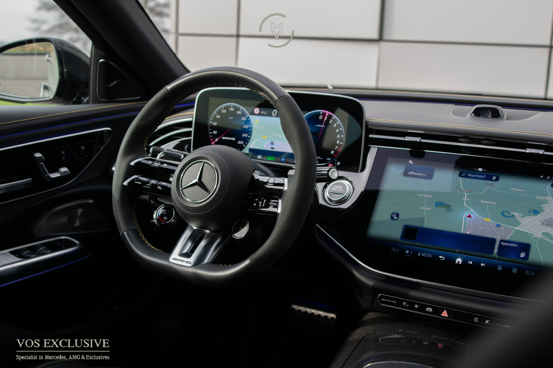 Mercedes-Benz E-Klasse AMG 53 4M Edition 1 Full Carbon in- en exterieur | Bumester 4D | Schaalstoelen | Keyless | Stoelkoeling | ACC | Performance Sound | 360°Camera Foto 56