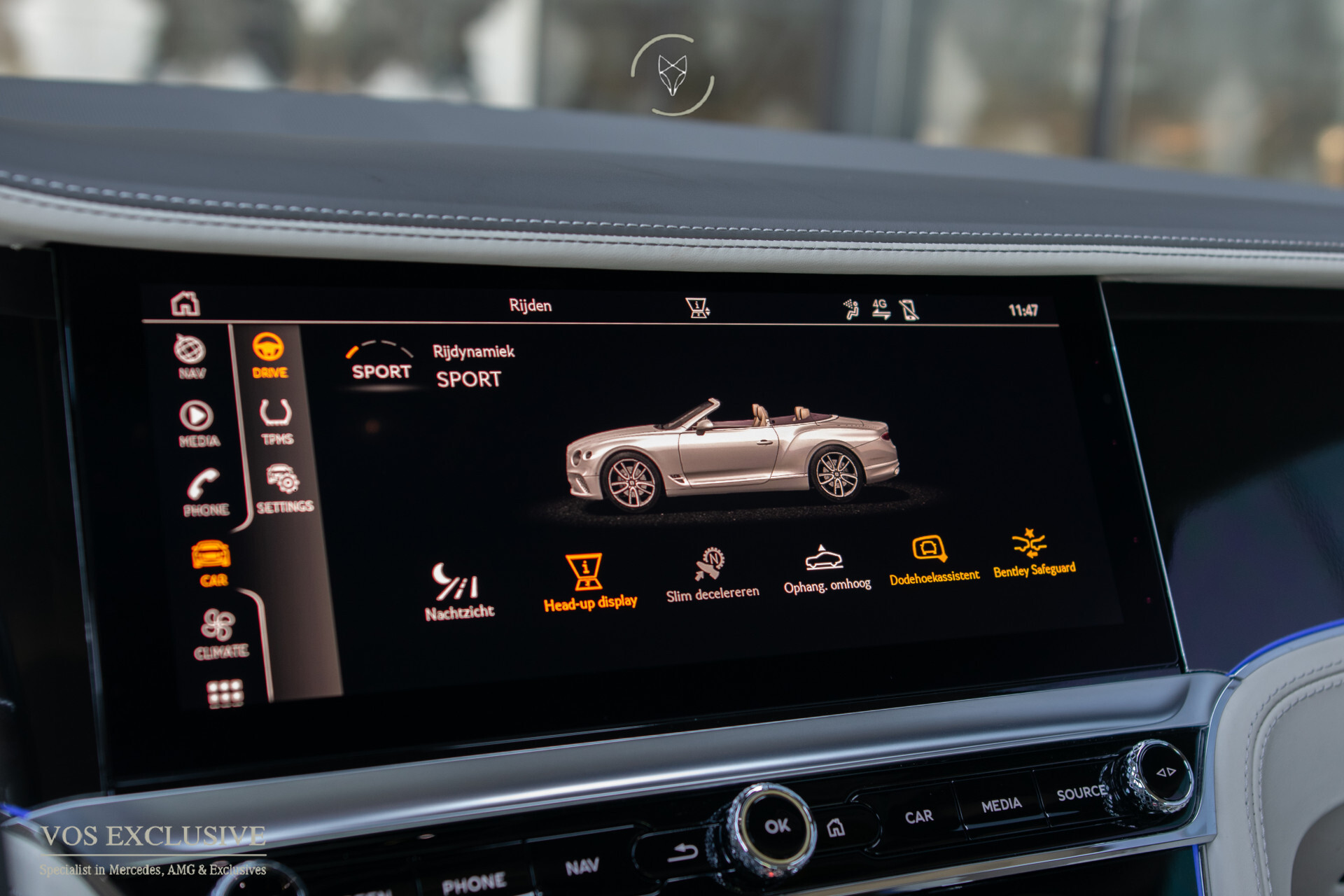 Bentley Continental GTC 4.0 V8 Mulliner | Naim | Touring Specification | Dynamic Ride | Blackline | Softclose | Massage | Keyless | 22'' | ACC | 360° | HUD Foto 63