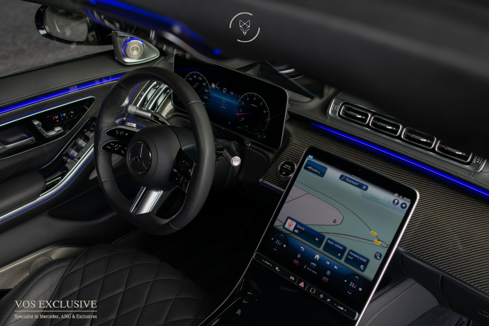 Mercedes-Benz S-Klasse 580 4-M AMG NIEUWPRIJS €269.005 E-Active Body Control | Burmester 4D | Exclusiefpakket | Carbon | 4*Stoelkoeling | Pano | 21" | HUD | Achterasbe Foto 29