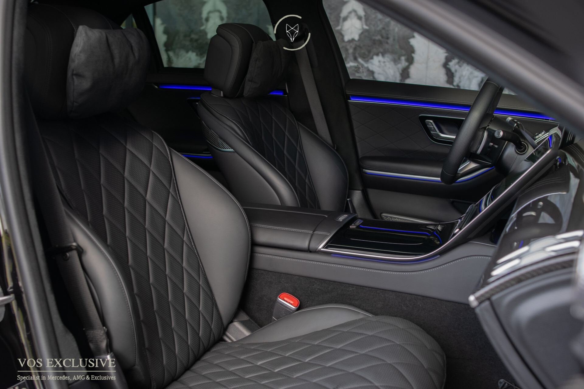 Mercedes-Benz S-Klasse 580 4-M AMG NIEUWPRIJS €269.005 E-Active Body Control | Burmester 4D | Exclusiefpakket | Carbon | 4*Stoelkoeling | Pano | 21" | HUD | Achterasbe Foto 6