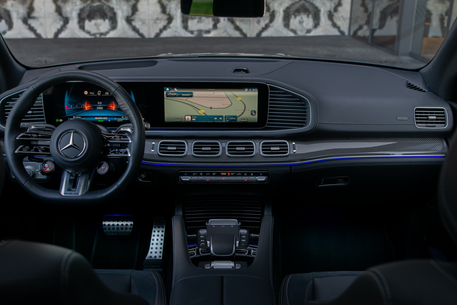 Mercedes-Benz GLE AMG 53 Hybrid 4-M+ MANUFAKTUR Silicium | Carbon | Burmester | Massage | Softclose | ACC | HUD | Trekhaak Foto 34