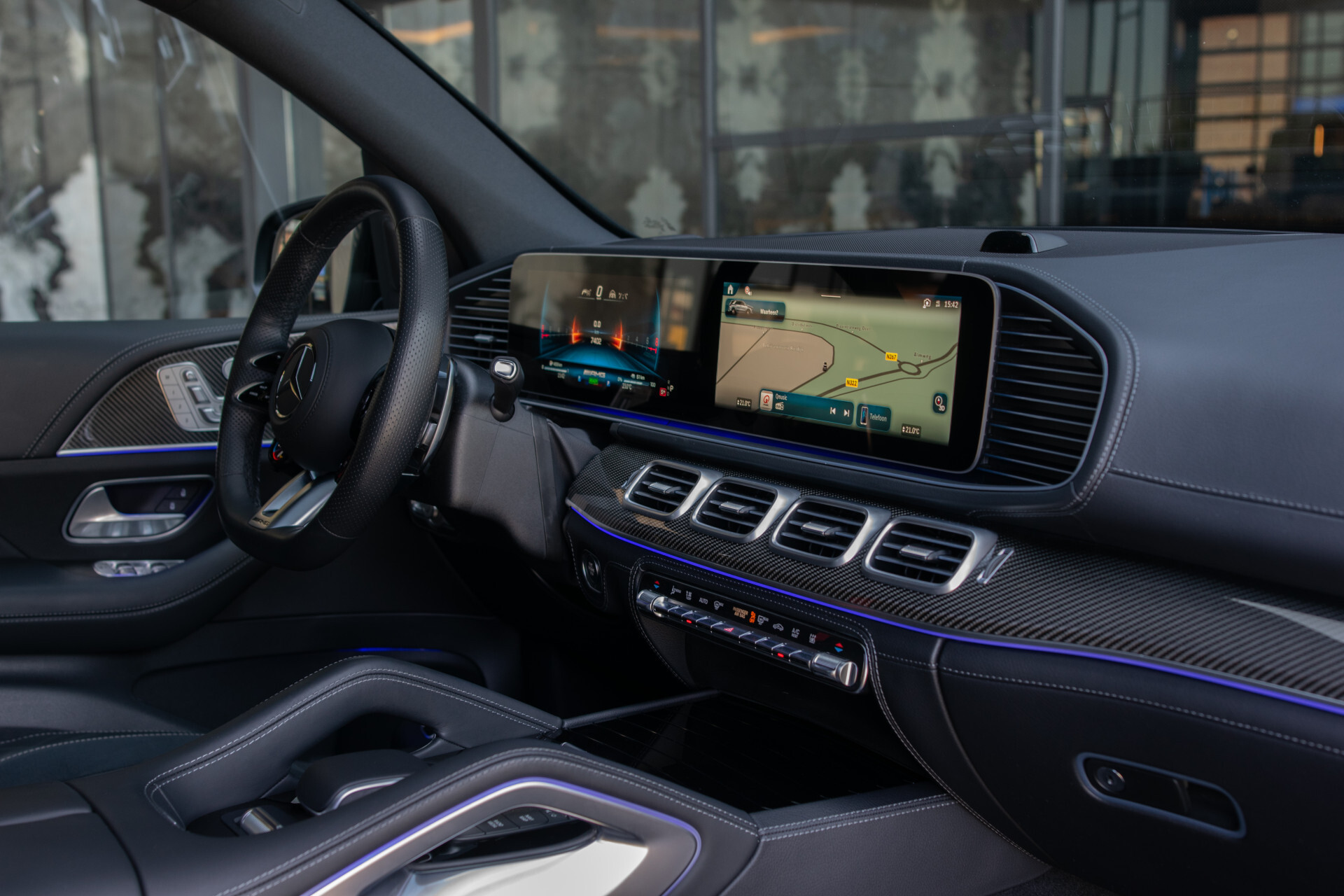 Mercedes-Benz GLE AMG 53 Hybrid 4-M+ MANUFAKTUR Silicium | Carbon | Burmester | Massage | Softclose | ACC | HUD | Trekhaak Foto 41