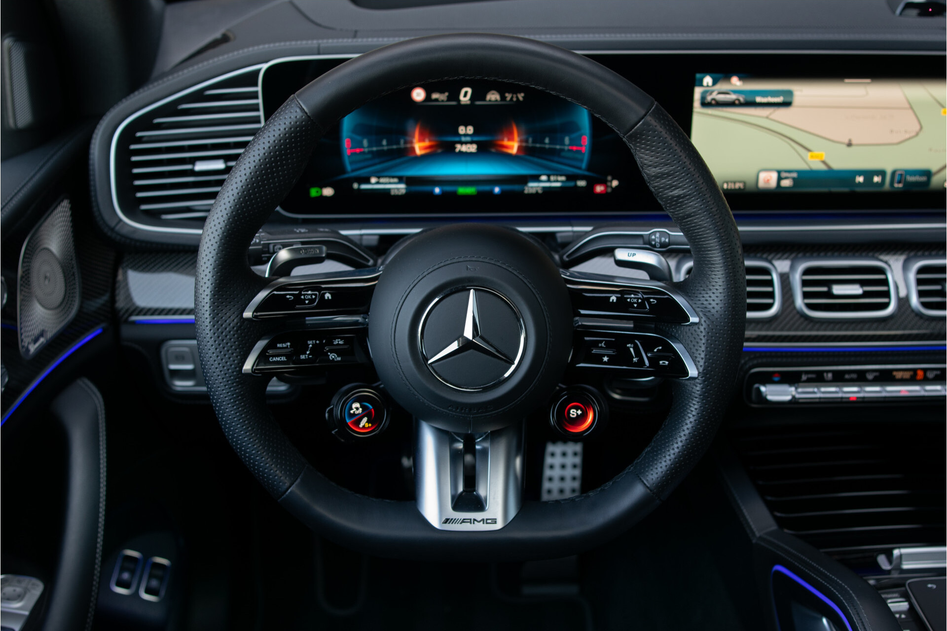 Mercedes-Benz GLE AMG 53 Hybrid 4-M+ MANUFAKTUR Silicium | Carbon | Burmester | Massage | Softclose | ACC | HUD | Trekhaak Foto 61
